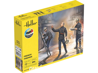 Heller maquette voiture 58753 STARTER KIT Pompiers français inclus peintures principale colle et pinceau 1/24