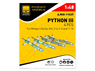 Ammo Mig Paveway Models A.MIG-11037 Python III x4 1/48