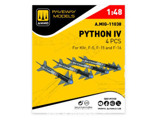 Ammo Mig Paveway Models A.MIG-11038 Python IV x4 1/48