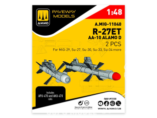 Ammo Mig Paveway Models A.MIG-11040 R-27ET AA-10 ALAMO D x2 1/48
