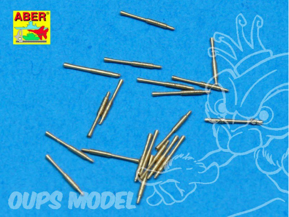 Aber 350L23 Set de futs de canons 25mm Type 96 A/A 1/350