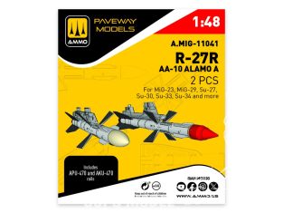 Ammo Mig Paveway Models A.MIG-11041 R-27R AA-10 ALAMO A x2 1/48