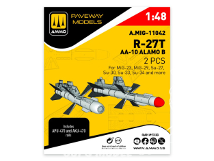 Ammo Mig Paveway Models A.MIG-11042 R-27T AA-10 ALAMO B x2 1/48