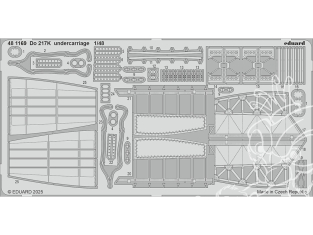 EDUARD photodecoupe avion 481169 Undercarriage Dornier Do 217K Icm 1/48