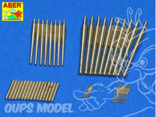 Aber 350L52 Set de futs de canons pour Mogami 1942 1/350