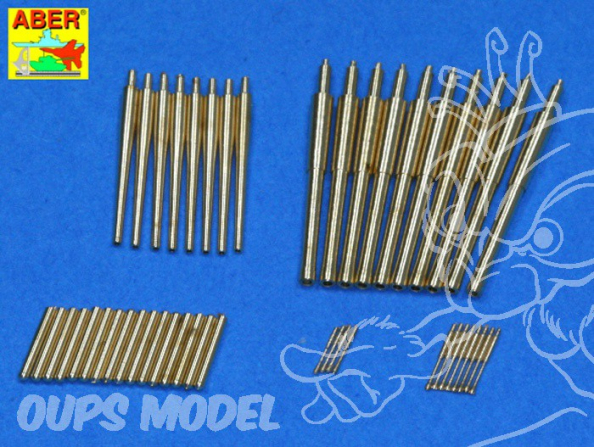 Aber 350L52 Set de futs de canons pour Mogami 1942 1/350