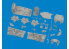 Eduard kit d&#039;amelioration avion brassin Print 6481132 Cockpit P-40N Eduard 1/48