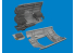 Eduard kit d&#039;amelioration avion brassin Print 6481133 Compartiment radio P-40N Eduard 1/48