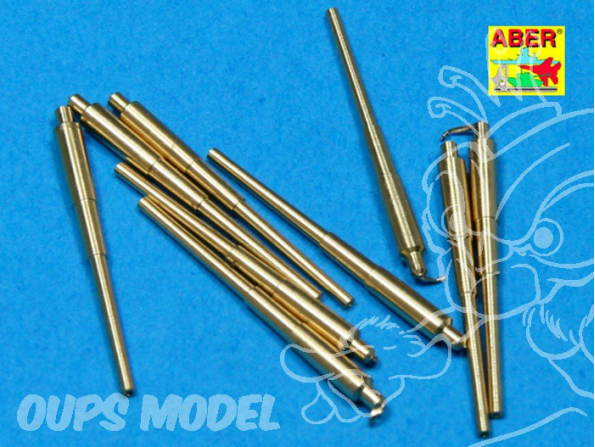 Aber 700L11 Set de 9 futs de canons 406mm Long pour North Carolina et Washington 1/700