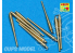 Aber 700L11 Set de 9 futs de canons 406mm Long pour North Carolina et Washington 1/700