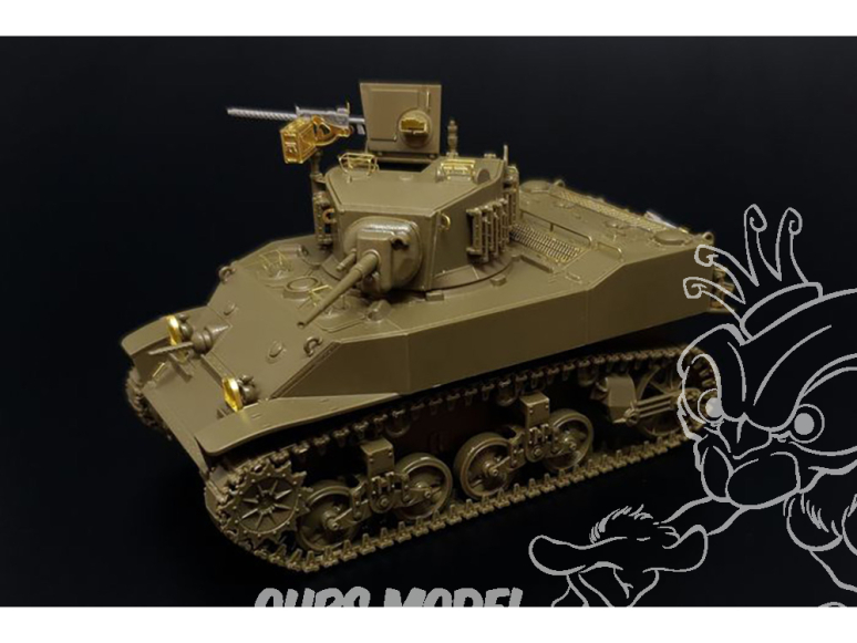 Hauler kit amélioration HLX48414 M5A1 Stuart pour kit Tamiya 1/48