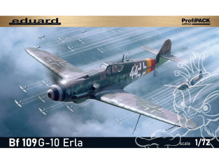 EDUARD maquette avion 70162 Messerschmitt Bf 109G-10 ERLA ProfiPack Edition 1/72