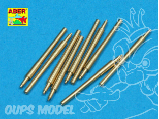 Aber 700L18 Set de 9 futs de canons 406mm pour Nelson et Rodney 1/700