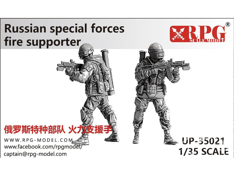RPG-Model maquette militaire UP35021 Special force russe Support au feux 1/35