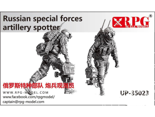 RPG-Model maquette militaire UP35024 Special force Alfa russe CQB assault team 1/35