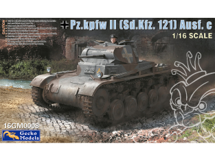 Gecko Models maquettes militaire 16GM0008 Pz.kpfw II allemand (Sd.Kfz. 121) Ausf.A/B/C 1/16