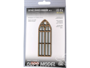 RT-Diorama 35953 Fenêtres d'église gothiques n° 2 1/35