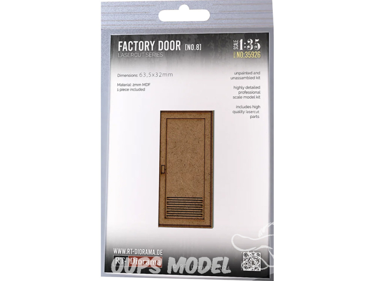 RT-Diorama 35926 Porte industrielle n°8 1/35