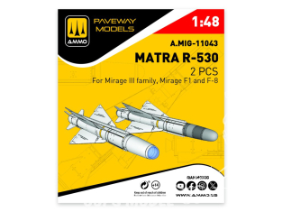 Ammo Mig Paveway Models A.MIG-11043 MATRA R-530 x2 1/48