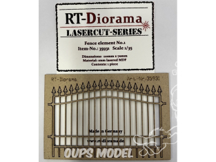 RT-Diorama 35931 Elément de clôture N°1 1/35