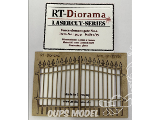RT-Diorama 35932 Elément de clôture N°2 1/35