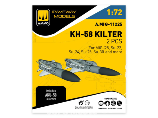 Ammo Mig Paveway Models A.MIG-11225 KH-58 KILTER x2 1/72