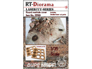RT-Diorama 35589 Bouche d'égout ronde 1/35