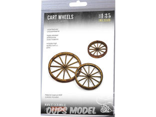 RT-Diorama 35599 Roues de chariot 3 pièces 1/35