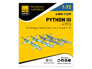 Ammo Mig Paveway Models A.MIG-11237 Python III x4 1/72