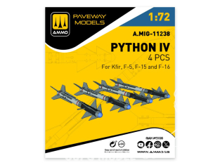 Ammo Mig Paveway Models A.MIG-11238 Python IV x4 1/72