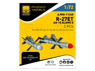 Ammo Mig Paveway Models A.MIG-11240 R-27ET AA-10 ALAMO D x2 1/72