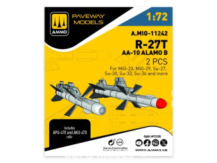 Ammo Mig Paveway Models A.MIG-11242 R-27T AA-10 ALAMO B x2 1/72