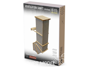 RT-Diorama 35569 Ventilation shaft 20x20mm 1/35