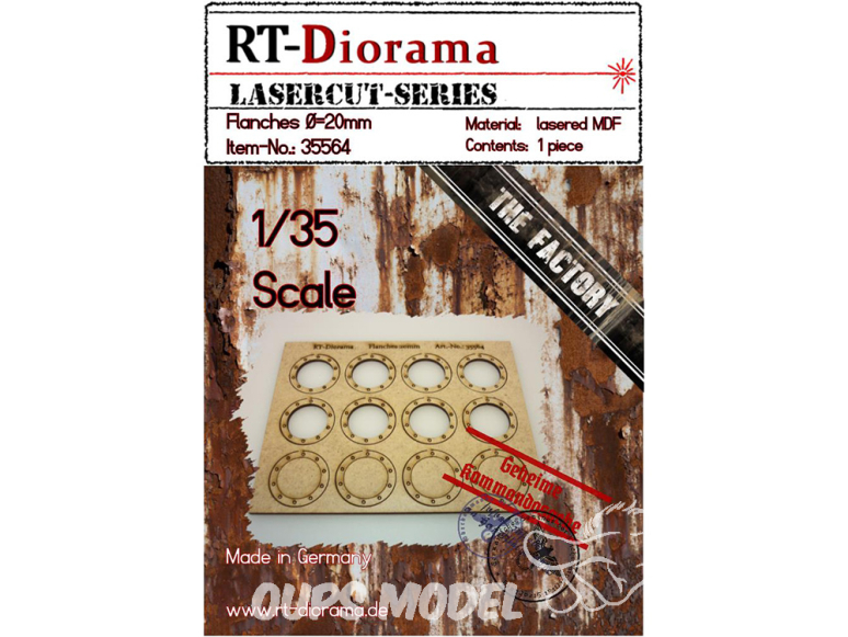 RT-Diorama 35564 Flanches 20mm 1/35