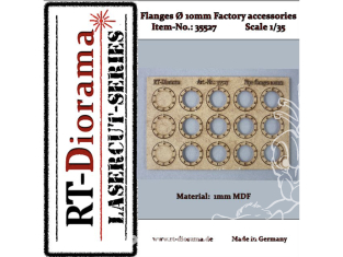 RT-Diorama 35527 Flanches 10mm 1/35
