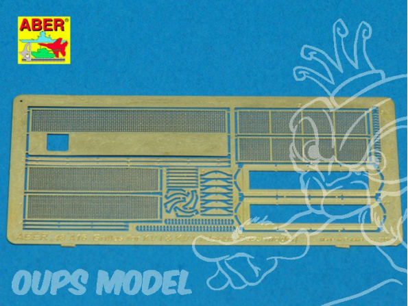 Aber 48A16 Grilles pour KV.I et KV.II Hobby Boss 1/48