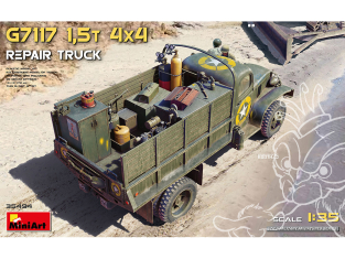 Mini Art maquette militaire 35494 CAMION ATELIER 4×4 1,5 t G7117 1/35