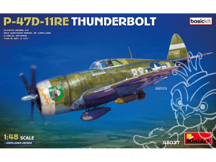Mini Art maquette avion 48037 P-47D-11RE Thunderbolt. Basic Kit 1/48
