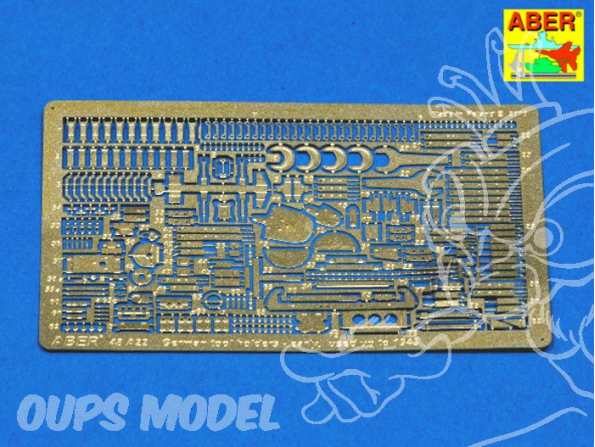 Aber 48A22 Outillage de base allemand après 1943 1/48