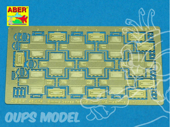 Aber 48A14 Caisses de munitions US pour M2 1/48