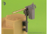 Master Model GM-35-087 Browning M1919 calibre .30 (7,62 mm) Mitrailleuse avec monture AA M201/35