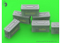 Master Model GM-35-091 Caisses de munitions fermées M1 Browning M1919 calibre .30 x6 1/35