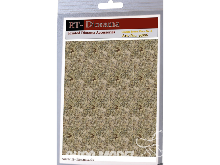RT-Diorama 35886 Granit brun Sol n°8 1/35