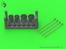 Master Model GM-72-043 Indicateurs de largeur pour véhicules allemands set de 4 pièces 1/72