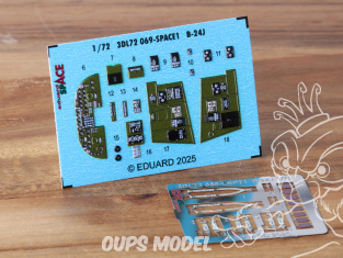 Eduard Space décalques 3D 3DL72069 B-24J Hasegawa 1/72