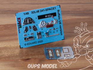Eduard Space décalques 3D 3DL48241 Buffalo version US Tamiya 1/48