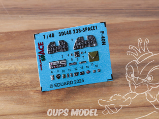 Eduard Space décalques 3D 3DL48238 P-40N Eduard 1/48