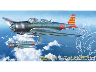 Hasegawa maquette avion 09076 Nakajima B5N2 Type 97 Carrier attack Bomber (Kate) Model 3 1/48
