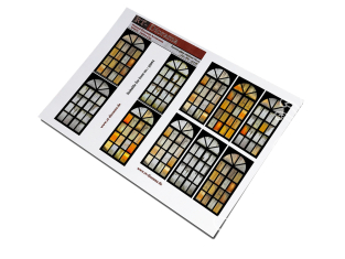RT-Diorama 35738 Fenêtres en verre d'usine 1/35