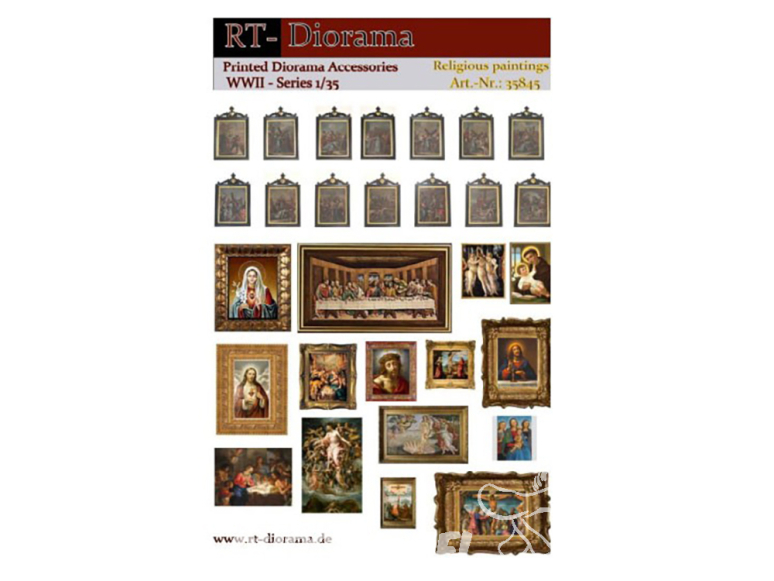 RT-Diorama 35845 Peintures religieuses 1/35